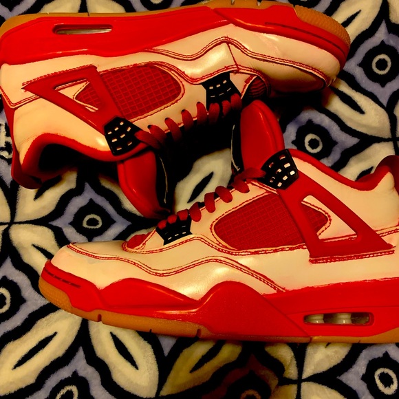 Jordan Other - Fire red and summit white Jordan 4 size 10.5